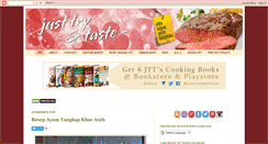 Desktop Screenshot of justtryandtaste.com